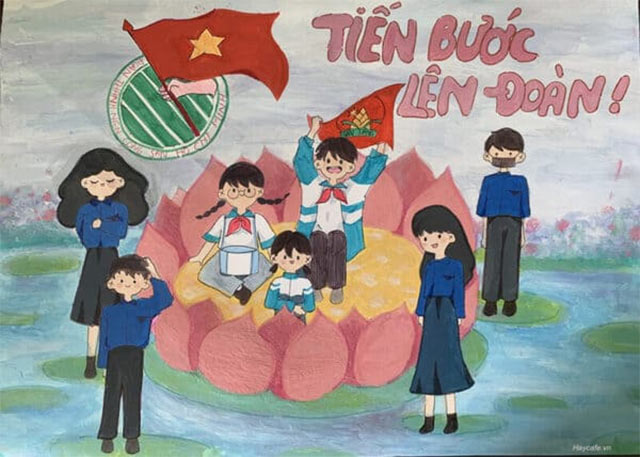 Em vẽ sắc màu tình nguyện