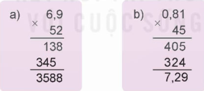 Phép nhân số thập phân