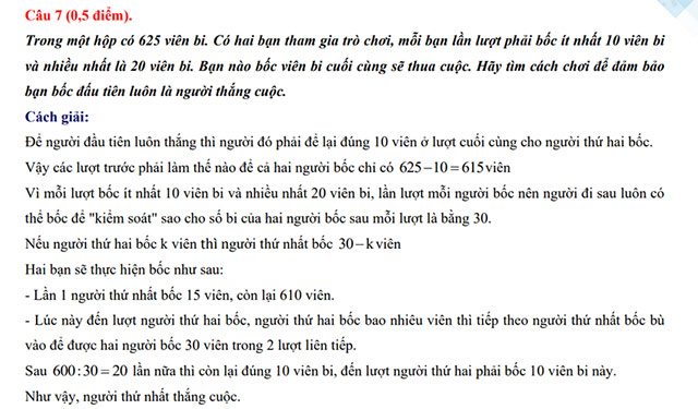 Đáp án đề thi vào 10 môn Toán Bình Thuận 2024