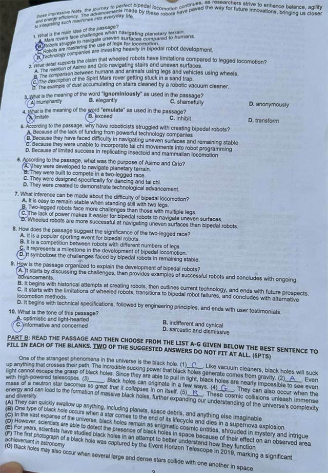 Đề thi vào 10 chuyên Tiếng Anh Hồ Chí Minh 2024