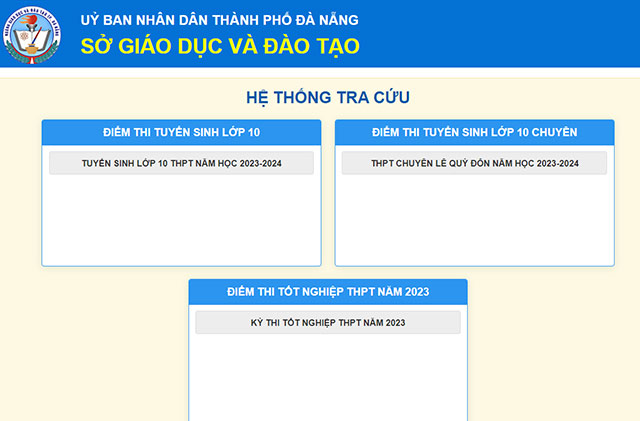 Cách tra cứu điểm thi vào 10 năm 2024 Đà Nẵng