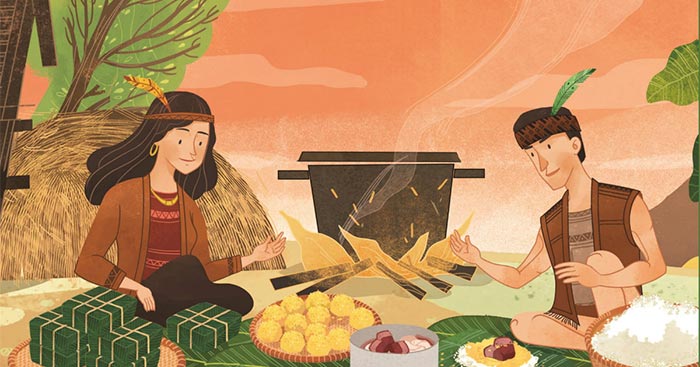 Sự tích Bánh chưng, bánh dày