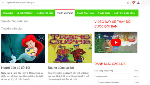 Tìm thông tin trên website