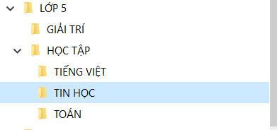 Tổ chức, lưu trữ và tìm tệp, thư mục trong máy tính