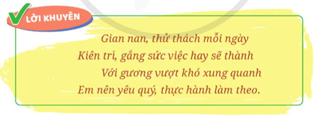 Em biết vượt qua khó khăn