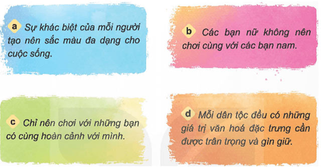 Tôn trọng sự khác biệt của người khác