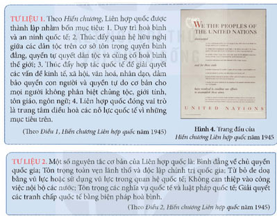Lịch sử 12 Bài 1: Liên hợp quốc Soạn Sử 12 Kết nối tri thức trang 6, 7, 8, 9, 10, 11, 12