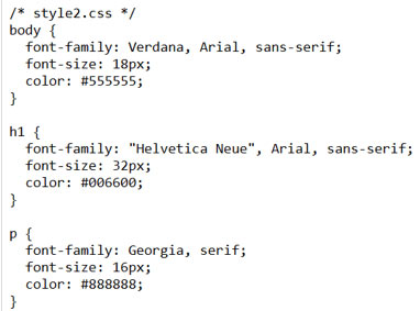 Định dạng văn bản bằng CSS