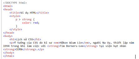Tạo màu cho chữ và nền