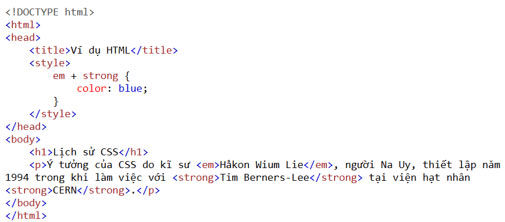 Tạo màu cho chữ và nền