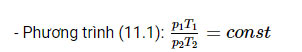 Phương trình trạng thái của khí lí tưởng