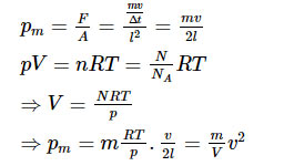 Áp suất khí theo mô hình động học phân tử