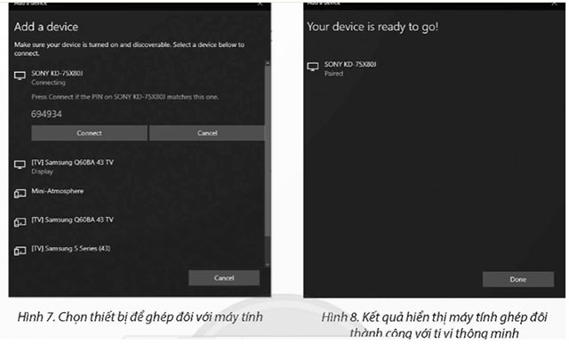 Thực hành kết nối thiết bị số với máy tính