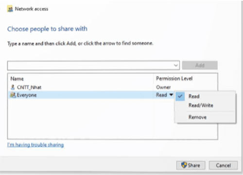 Các chức năng mạng của hệ điều hành