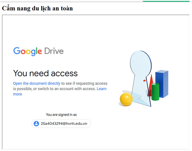 Chèn YouTube, Calendar, Drive và Collapsible group