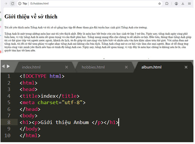 Thực hành định dạng văn bản và tạo siêu liên kết