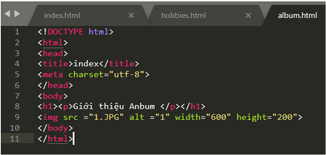 Chèn hình ảnh, âm thanh, video và sử dụng khung