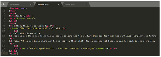 Chèn hình ảnh, âm thanh, video và sử dụng khung