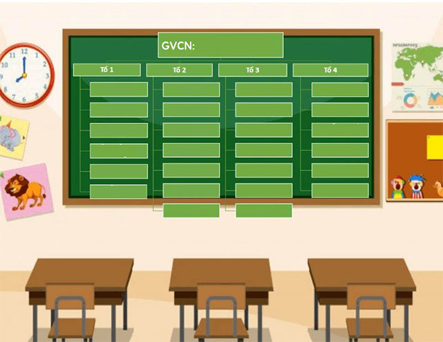 Mẫu sơ đồ lớp học năm 2024 – 2025 6 mẫu sơ đồ lớp và chia tổ