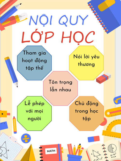 Cây nội quy lớp học