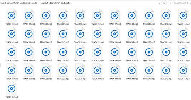 File nghe Tiếng Anh 5 i-Learn Smart Start