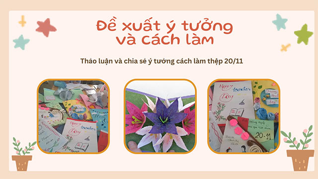 STEM Làm bưu thiếp chúc mừng ngày 20/11