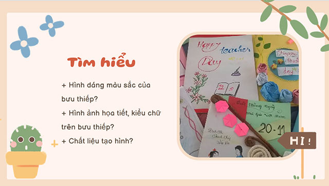 STEM Làm bưu thiếp chúc mừng ngày 20/11