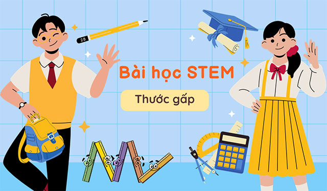 PowerPoint STEM Thước gấp