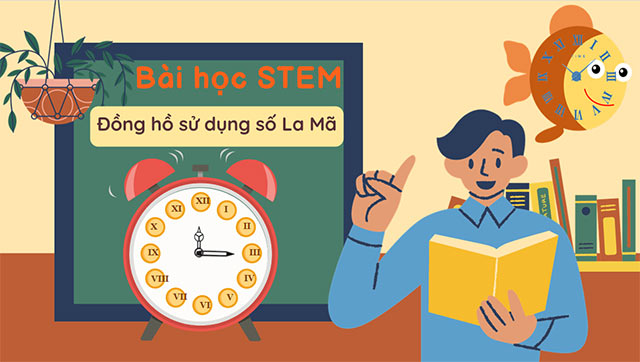 PowerPoint STEM Đồng hồ sử dụng số La Mã