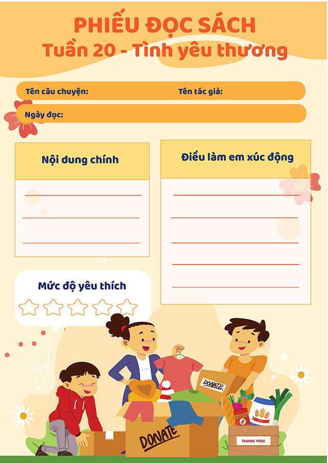 Phiếu đọc mở rộng Tiếng Việt 4 Kết nối tri thức