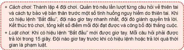 Ứng phó với thiên tai