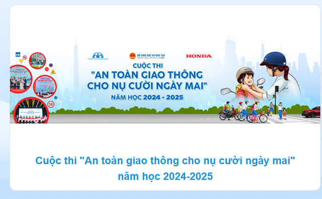 Hướng dẫn dự thi An toàn giao thông cho nụ cười ngày mai năm 2024 – 2025