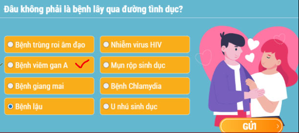 Đáp án tập huấn Giáo dục giới tính
