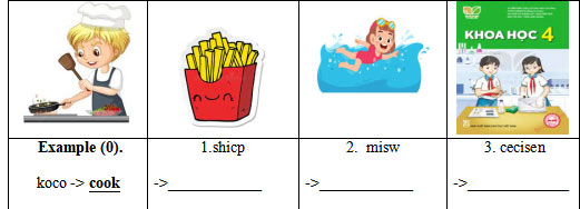 Đề thi học kì 1 môn Tiếng Anh 4