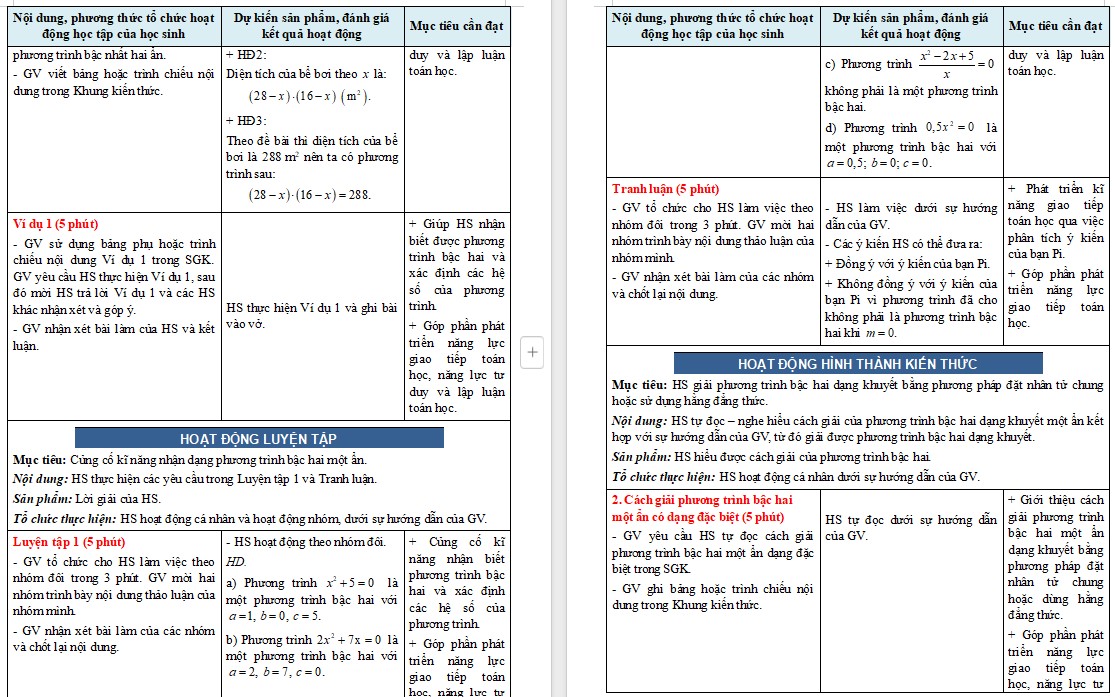 Giáo án Toán 9 Bài 19 file word