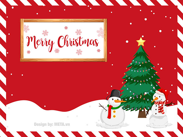 Bộ thiệp chúc mừng Giáng sinh 2024 đẹp