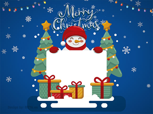 Bộ thiệp chúc mừng Giáng sinh 2024 đẹp