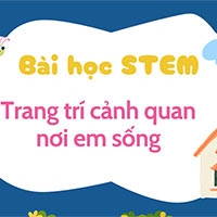 PowerPoint STEM Trang trí cảnh quan nơi em sống