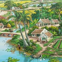 Phân tích cấu tứ và hình ảnh bài thơ Miền quê của Nguyễn Khoa Điềm