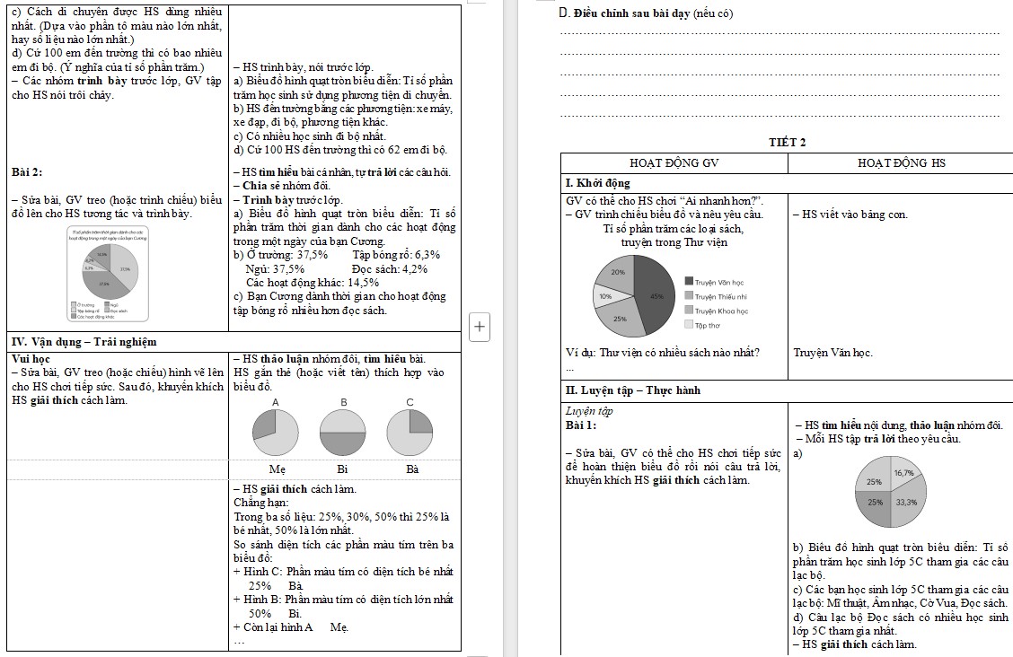 Giáo án Toán 5 Bài 62 file word