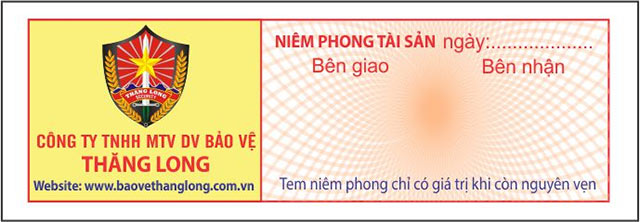 Tem niêm phong tài sản