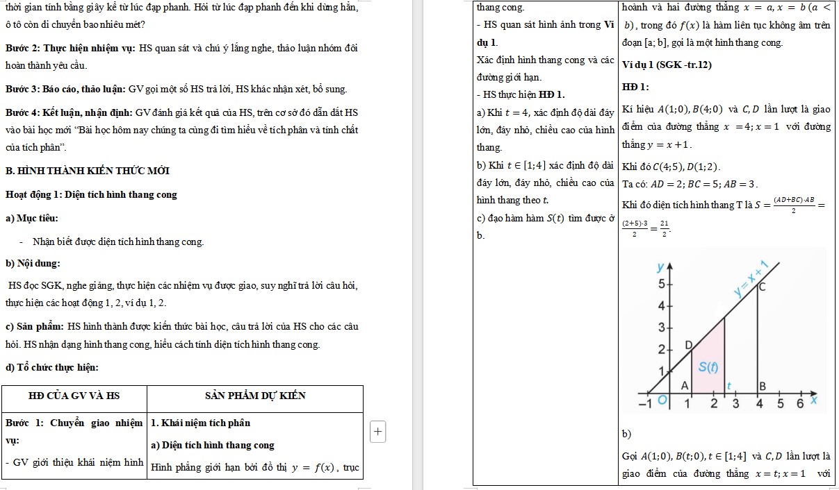 Kế hoạch bài dạy Toán 12 KNTT Bài 12