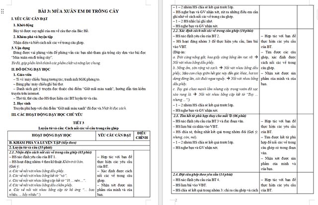 Giáo án Tiếng Việt 5 Cách nối các vế trong câu ghép
