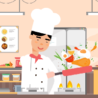 Viết đoạn văn kể về công việc của đầu bếp (9 mẫu)