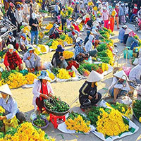 Thuyết minh Chợ Tết của Đoàn Văn Cừ