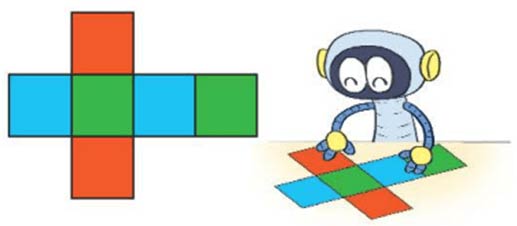 Hình khai triển của hình lập phương, hình hộp chữ nhật và hình trụ