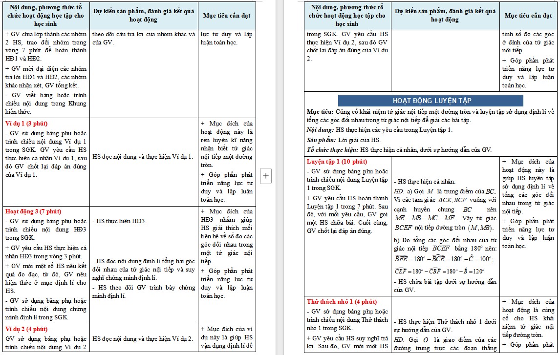 Giáo án Toán 9 Bài 29 file word