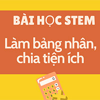 PowerPoint STEM Làm bảng nhân, chia tiện ích