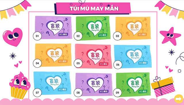 PowerPoint Xé túi mù