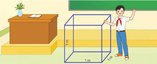Toán lớp 5 Bài 72: Mét khối Giải Toán lớp 5 Chân trời sáng tạo tập 2 trang 41, 42